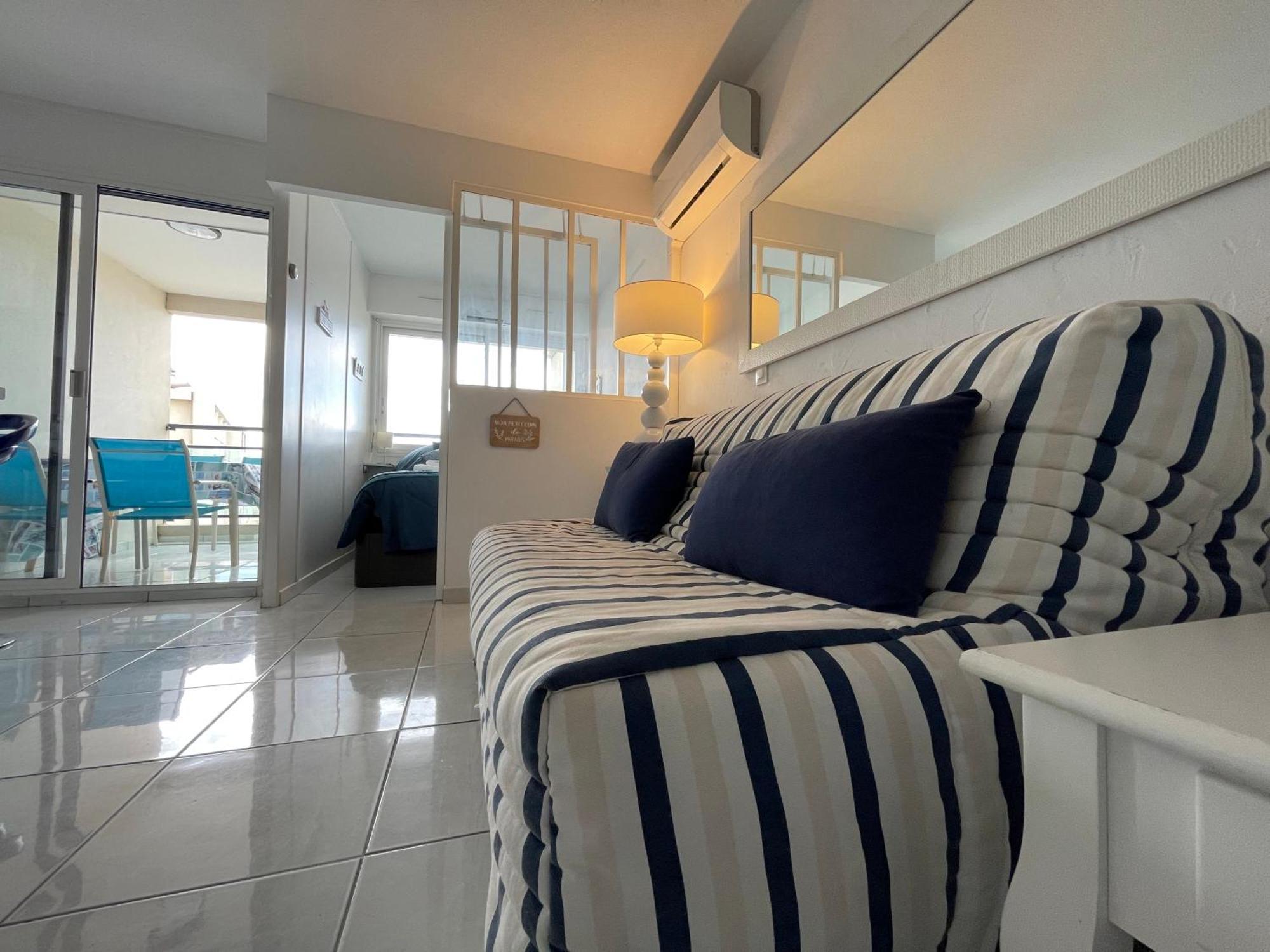 T2 Vue Mer Canet Plage - Le Petit Paradis 외부 사진